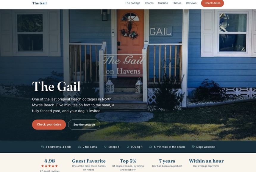 The Gail on Havens book-direct website